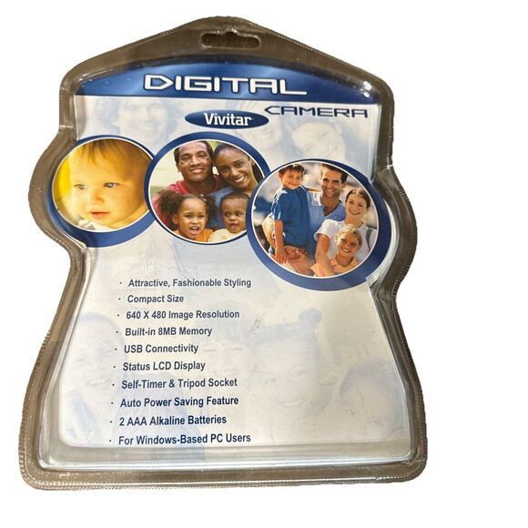 VTG 2004 Vivitar Digital Camera ViviCam 3350 New Sealed - Picture 7 of 9